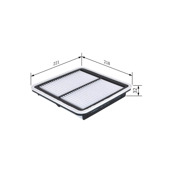 Genuine Bosch Car Air Filter S0206 fits Subaru Outback - 2.5 - 15- F026400206