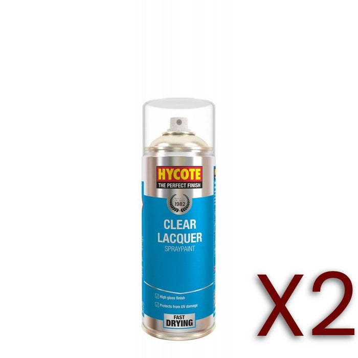 2x Hycote XUK0232 Clear Lacquer 400ml C/O