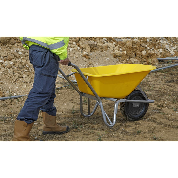 Sealey Wheelbarrow 100L Heavy Duty WBR01 Sealey  - Dynamic Drive