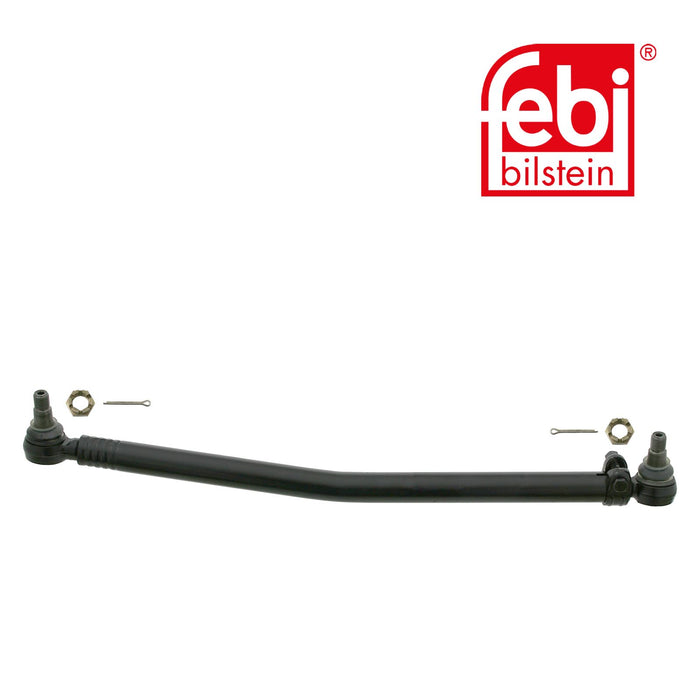 Febi 24110 Drag Link Inc Castle Nuts & Cotter Pins From Steering Gear To 1St Fro Febi Bilstein  - Dynamic Drive