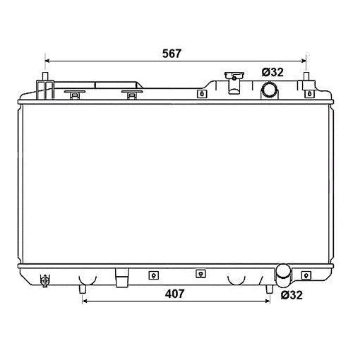 NRF Radiator 53506