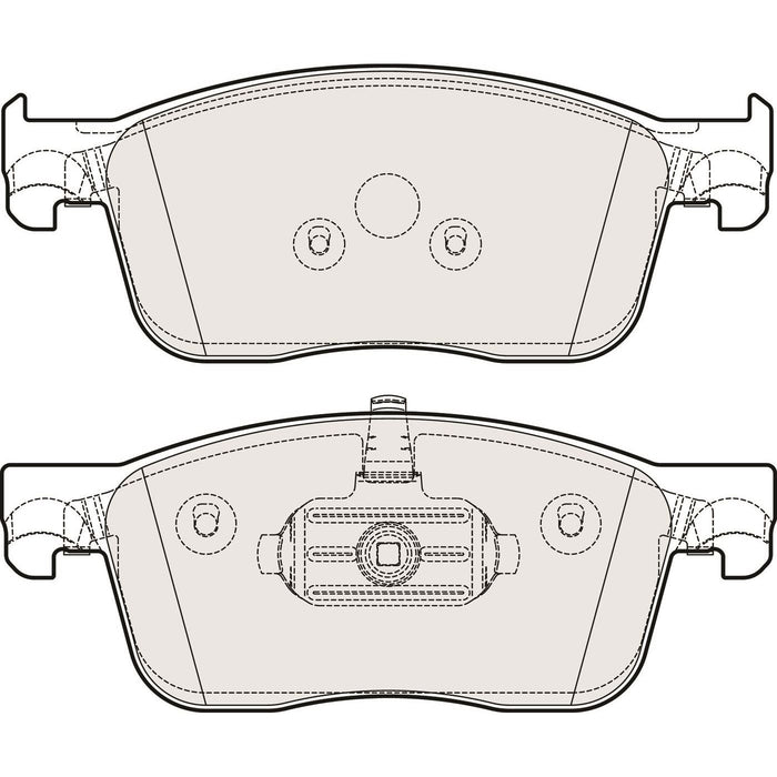 Apec Brake Pads Front Fits Citroen Dispatch Spacetourer Peugeot Expert Traveller