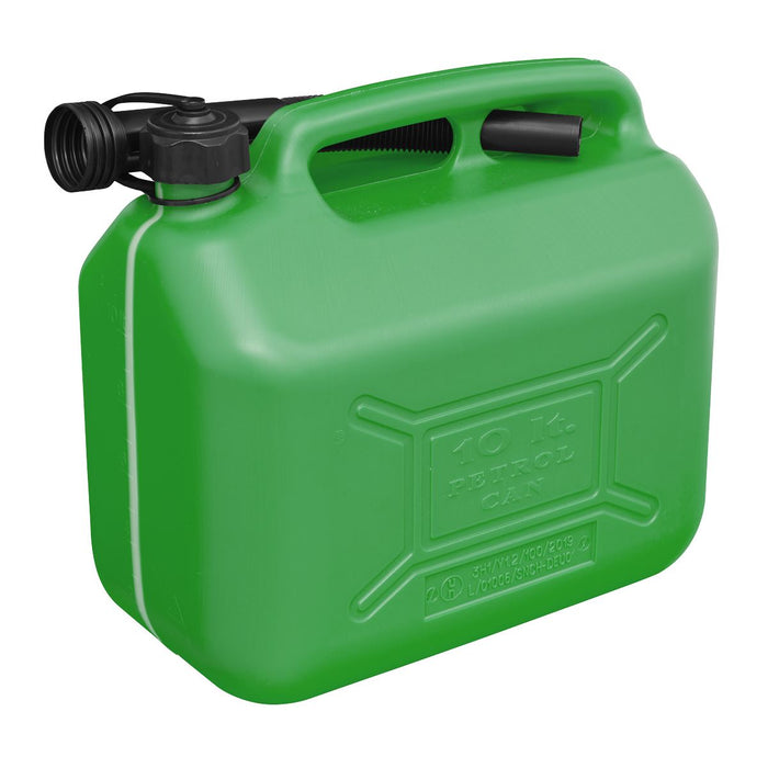 Sealey Fuel Can 10L Green JC10PG