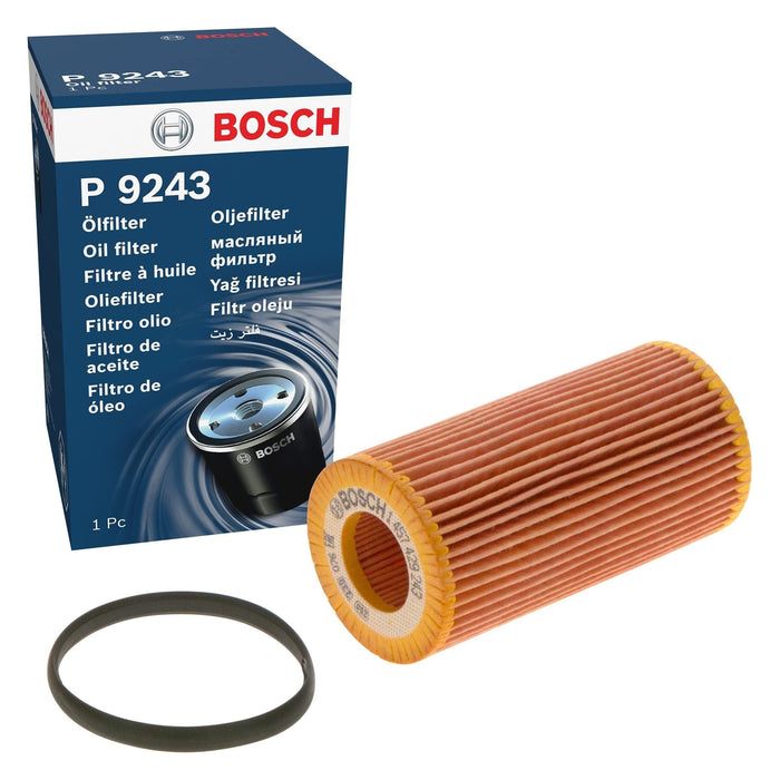 Genuine Bosch Car Oil Filter P9243 fits VW Golf GTi|TFSi - 2.0 - 04-09 145742924