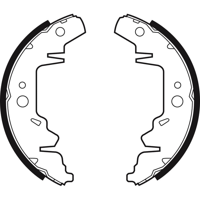 Apec Brake Shoe Rear Fits Chrysler Voyager Kia Sedona