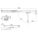 Sliding LCD TV Ceiling Bracket for Campers Nova  - Dynamic Drive