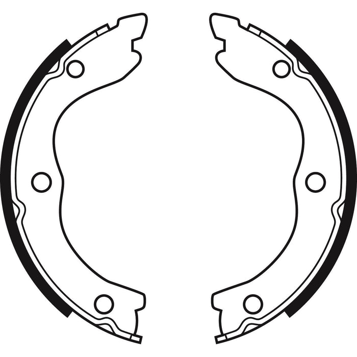 Apec Brake Shoe H/R Fits Nissan Interstar X-Trail