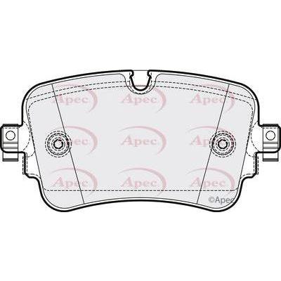 Apec Brake Pads Rear Fits Audi A8 Q7 Q8 Sq7