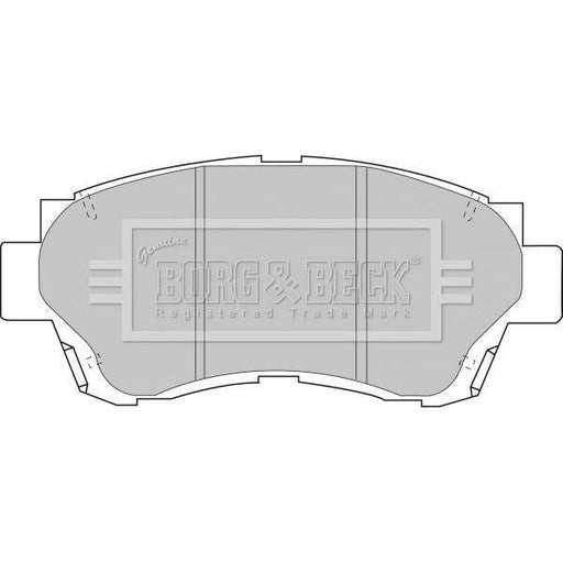 Genuine Borg & Beck Brake Pads fits Lexus LS 8994 BBP1377 Borg & Beck  - Dynamic Drive