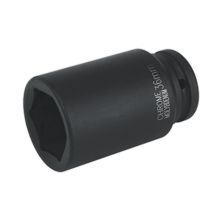 Sealey Impact Socket 36mm Deep 3/4"Sq Drive IS3436D