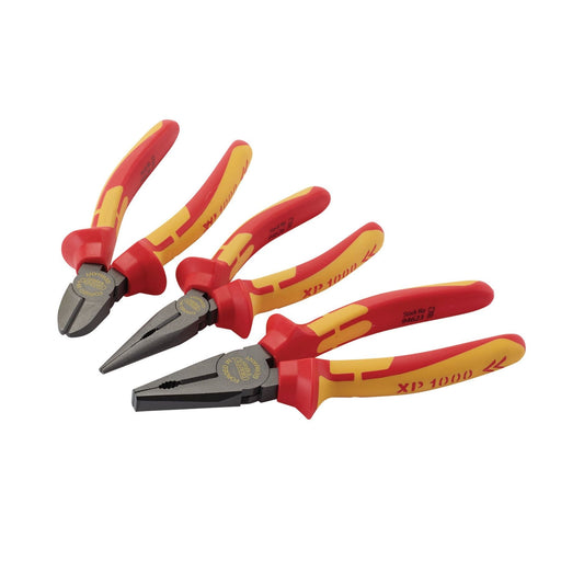 Draper XP1000 VDE Pliers Set (3 Piece) 94639 Draper  - Dynamic Drive