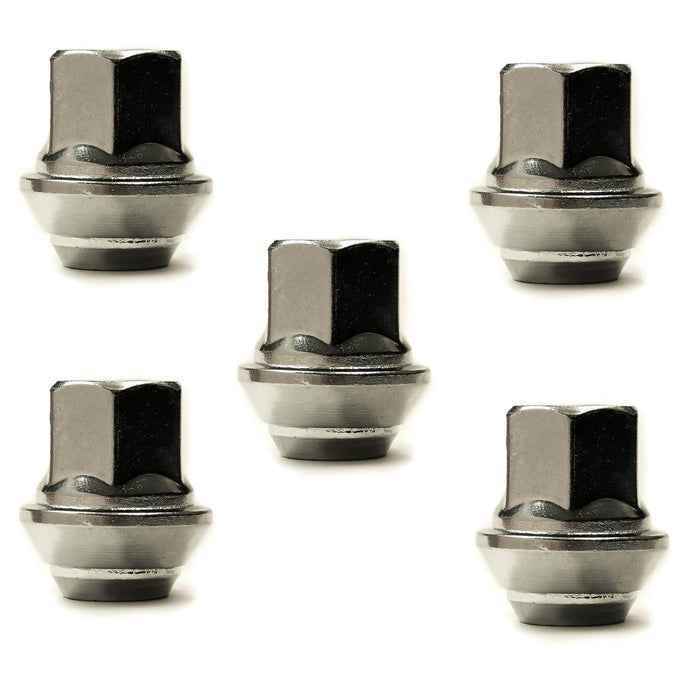 Set of 5 Replacement Wheel Nuts M12 x 1.5 With Washer Alloy Wheels Only Autoinparts  - Dynamic Drive