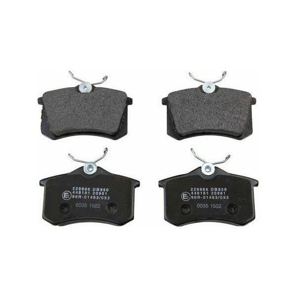 Brakefit Rear Brake Pad Pads fits VW Mk4 Golf Beetle Polo Audi A3 A4 TT Skoda Brakefit  - Dynamic Drive