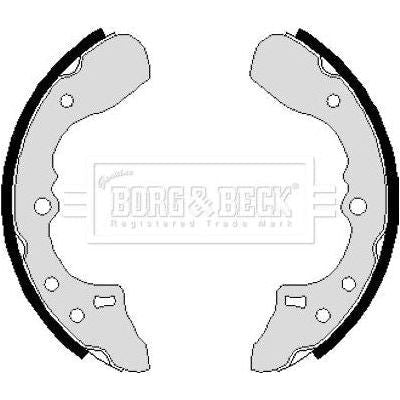 Genuine Borg & Beck Brake Shoes fits Mazda 323 8589 BBS6120