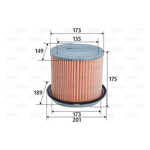 Valeo Air Filter 585764 Automotive Part fits Mitsubishi Colt Ii Valeo  - Dynamic Drive