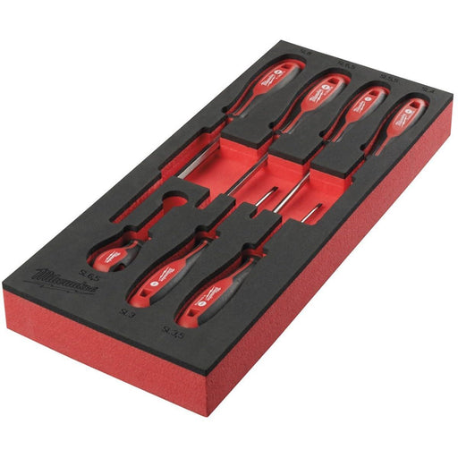 Milwaukee Screwdriver Sl Set Foam Insert 7Pcs 4932492395 Milwaukee  - Dynamic Drive