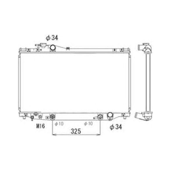NRF Radiator fits Toyota Supra