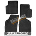 Tailored Rubber Mats for Fiat 500 08-Dec12 + Clips 2008 2009 2010 2011 2012 UKB4C  - Dynamic Drive