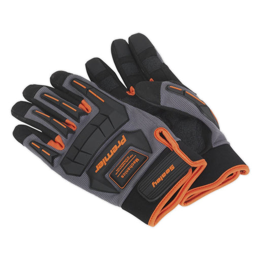 Sealey Mechanic's Gloves Anti-Collision - Large Pair Sealey  - Dynamic Drive