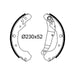 Valeo Drum Brake Shoes 564338 Automotive Part fits Daewoo Valeo  - Dynamic Drive