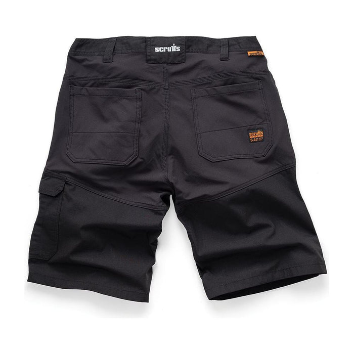 Scruffs Trade Flex Shorts Black 36" W