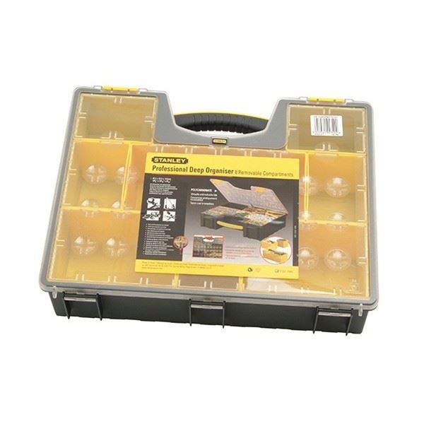 Stanley Professional Deep Organizer with 8 Compartments