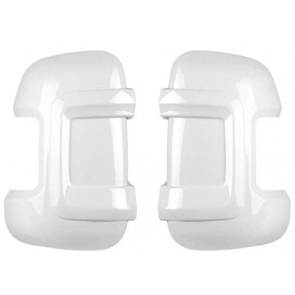 Protect-It Pair Short Arm Mirror Cover Fits Citroen Relay White Van Conversion HTD  - Dynamic Drive