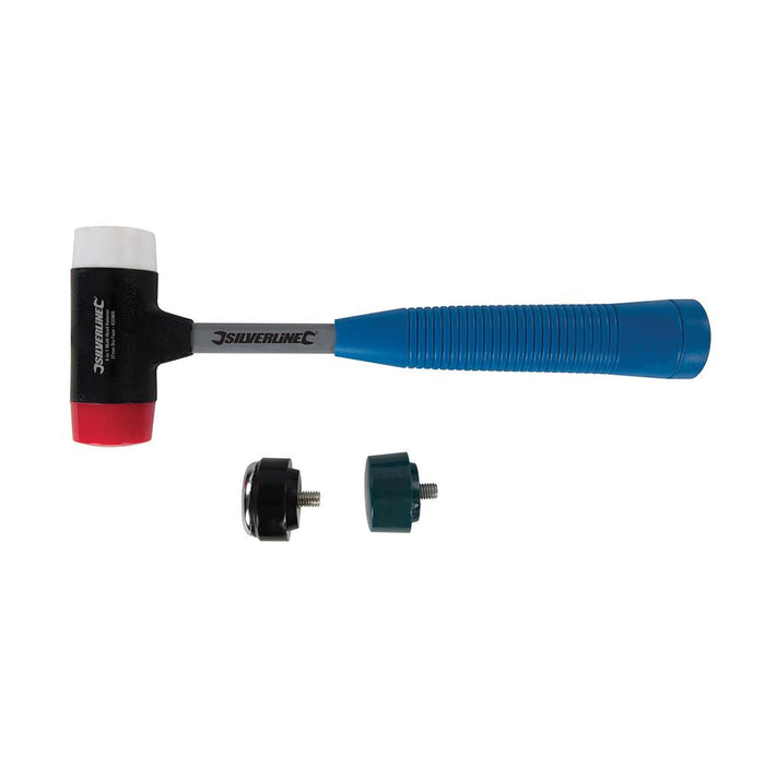 Silverline 4-in-1 Multi-Head Hammer 37mm Dia Face