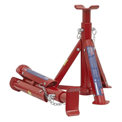 Sealey AXLe Stands (Pair) 2 Tonne Capacity per Stand Folding Type AS2000F Sealey  - Dynamic Drive