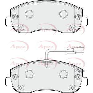 Apec Brake Pads Front Fits Nissan Nv400 Opel Movano Renault Master Vaux