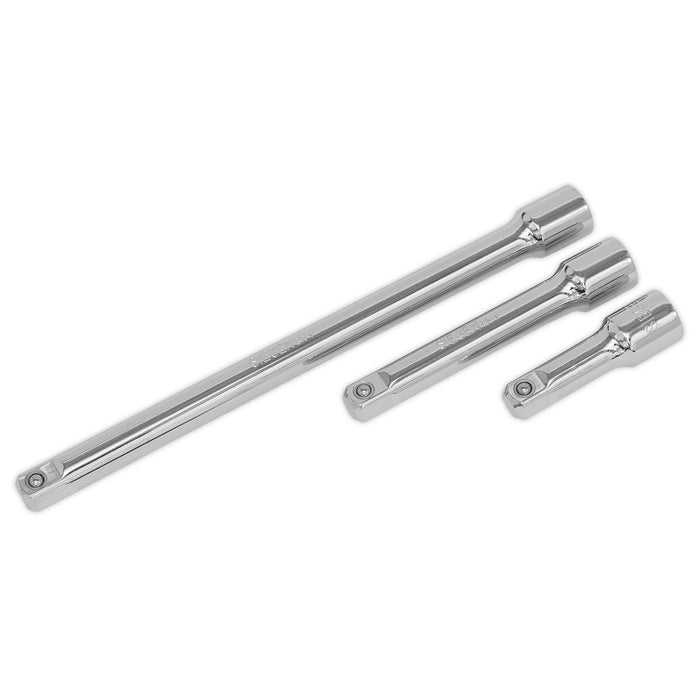 Sealey Extension Bar Set 3pc 1/2"Sq Drive S0720