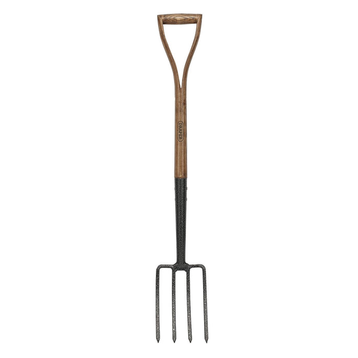 Draper Carbon Steel Border Fork with Ash Handle 14304