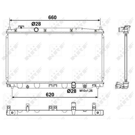 NRF Radiator 53194