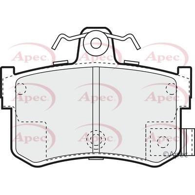 Apec Brake Pads Rear Fits Rover 800 Series Mgf Mgtf