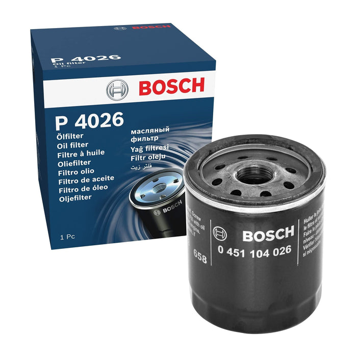 Genuine Bosch Car Oil Filter P4026 fits Rover Mini Cooper - 1.3 - 92-00 04511040