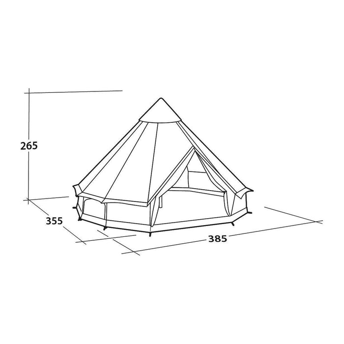 Easy Camp Moonlight Bell 7 Person Tipi Tent Family Glamping Camping