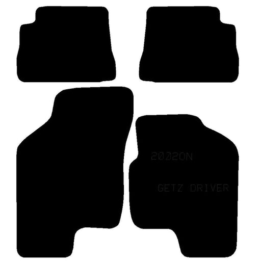 Fully Tailored Black Carpet Car Mats for Hyundai Getz 02 ON Set of 4 UKB4C  - Dynamic Drive