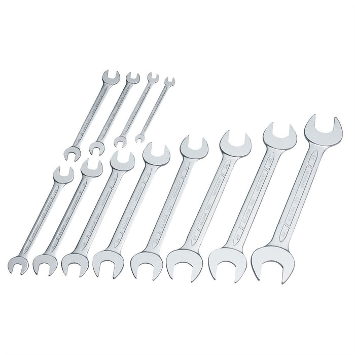 Draper Long Metric Open End Spanner Set (12 Piece) 01276 Draper  - Dynamic Drive