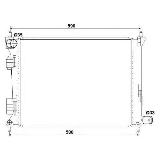 NRF Radiator 53166