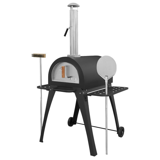 Dellonda Outdoor Wood-Fired Pizza Oven & Smoker Dellonda  - Dynamic Drive