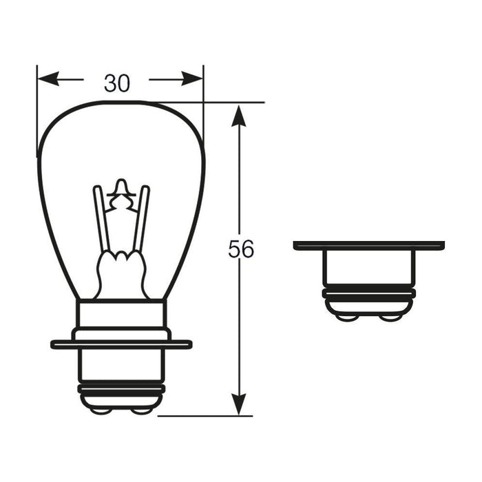 Ring Automotive R7027 12V 35/35W P15D-3 Headlamp