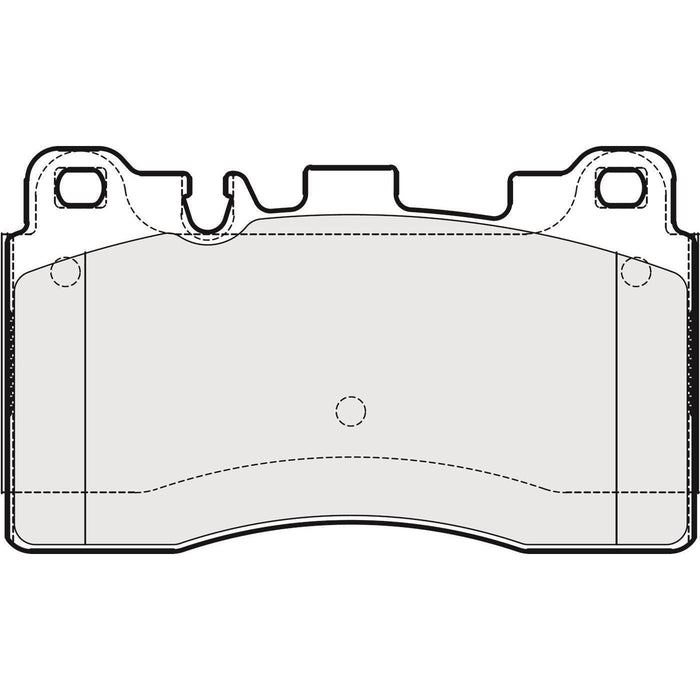 Apec Brake Pads Rear Fits Mercedes Cls Class E Sls