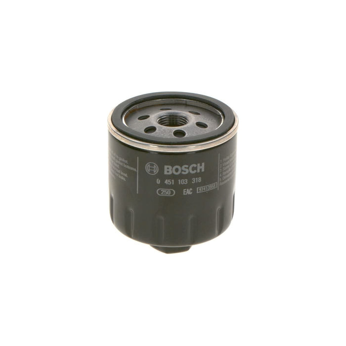 Genuine Bosch Car Oil Filter P3318 fits VW Polo - 1.4 - 09-14 0451103318