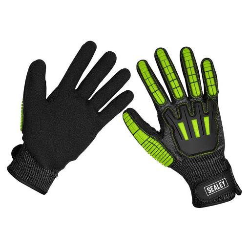 Sealey Cut & Impact Resistant Gloves X-Large Pair SSP39XL Sealey  - Dynamic Drive