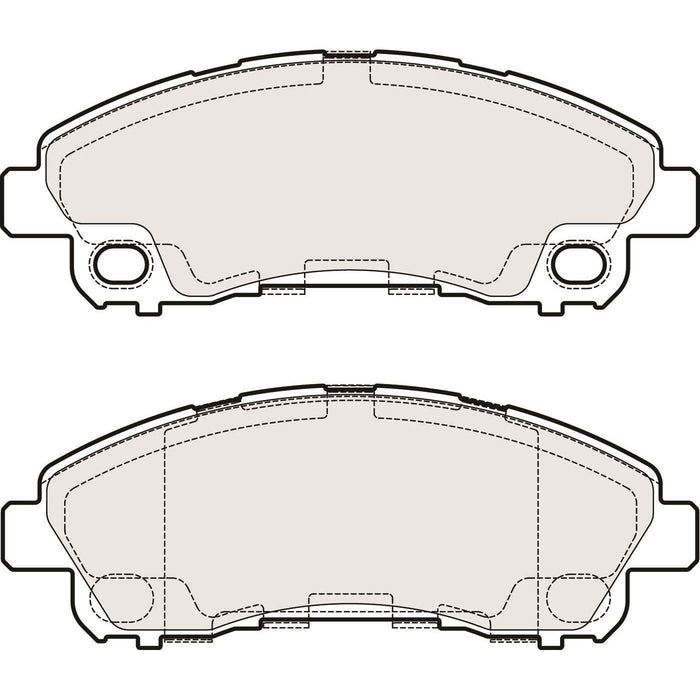 Apec Brake Pads Rear Fits Mitsubishi Canter