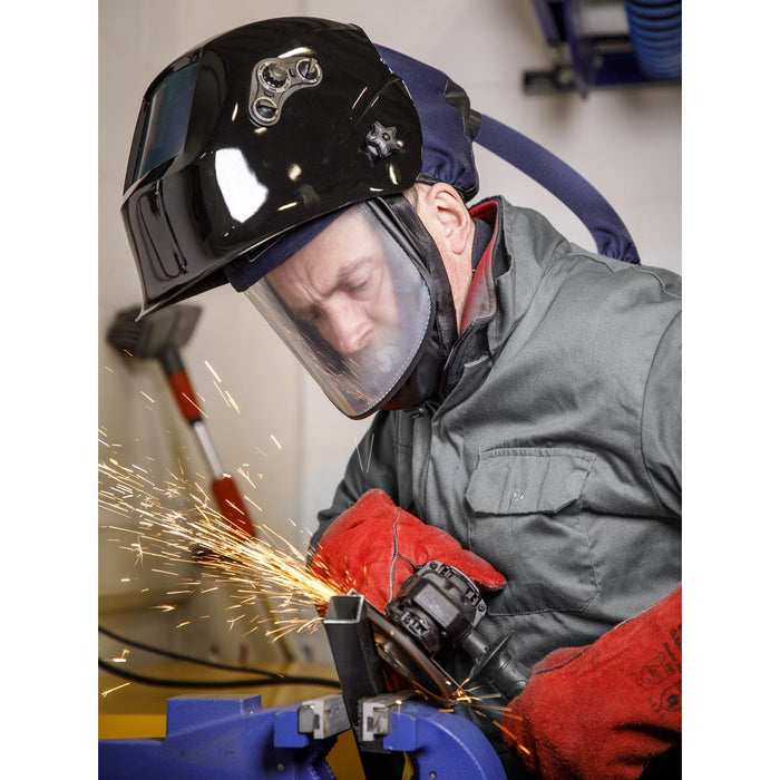 Sealey Welding Helmet with TH1 Powered Air Purifying Respirator (PAPR) Auto Dark Sealey  - Dynamic Drive