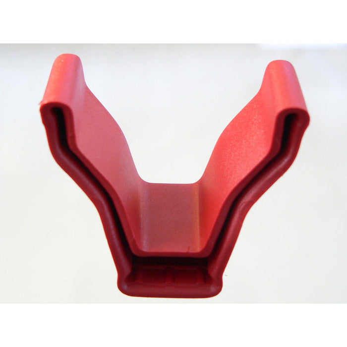 Fiamma Bike Rack End Cap In Red for cycle rack rails end cap V shape 98656-079