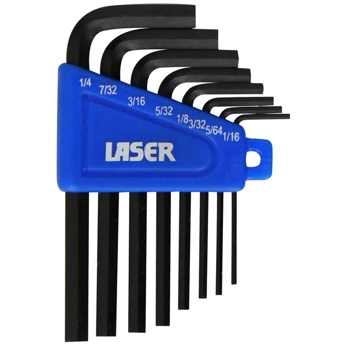 Laser Imperial Hex Key Set 8pc 0267 Laser Tools  - Dynamic Drive