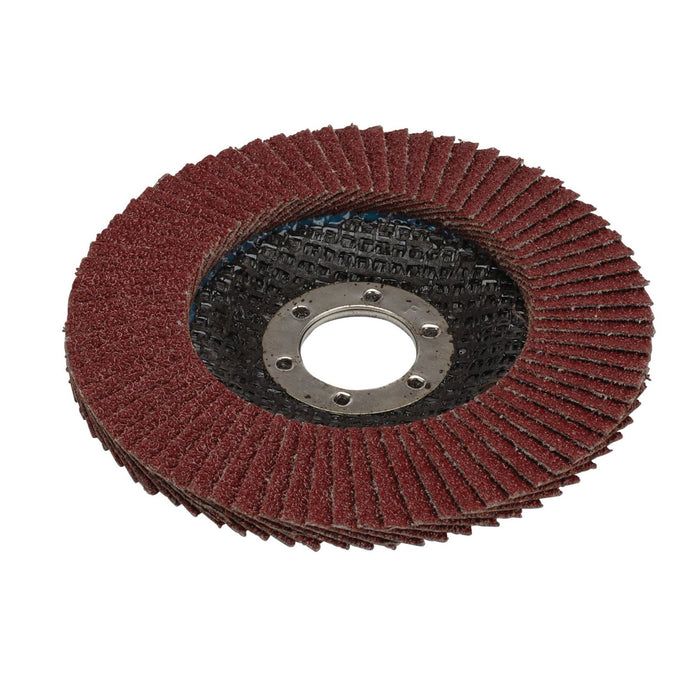 Draper Aluminium Oxide Flap Disc, 115 x 22.23mm, 60 Grit 82360 Draper  - Dynamic Drive