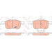 Genuine TRW Brake Pads (Front) (R90) GDB1388 TRW  - Dynamic Drive